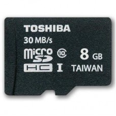 Карта памяти Toshiba 8Gb microSDHC class 10 UHS-I (SD-C008UHS1(6A)
