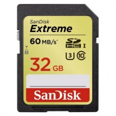 Карта памяти SanDisk 32Gb SDHC Class10 Extreme (SDSDXN-032G-G46)