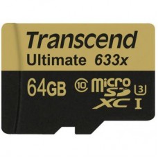 Карта памяти Transcend 64GB microSD class10 UHS-I U3 (TS64GUSDU3)
