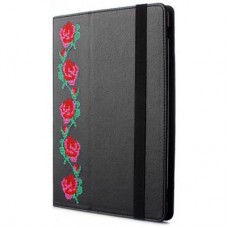 Чехол для планшета Drobak 10-10.1" Cover-stand Black Flower (218758)
