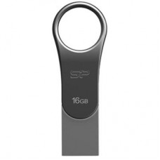 USB флеш накопитель Silicon Power 16GB Mobile C80 Silver USB 3.2 (SP016GBUC3C80V1S)