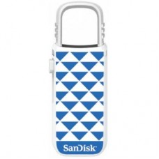 USB флеш накопитель SanDisk 16GB Cruzer U Blue Triangles USB 2.0 (SDCZ59-016G-B35BT)