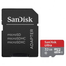 Карта памяти SanDisk 32GB microSD Class10 UHS-I (SDSQUNC-032G-GN6MA)