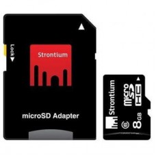 Карта памяти Strontium Flash 8GB microSDclass6 (SR8GTFC6A)