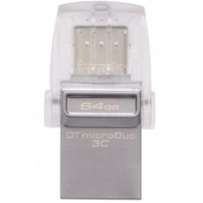 USB флеш накопитель Kingston 64GB DataTraveler microDuo 3C USB 3.1 (DTDUO3C/64GB)