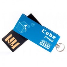 USB флеш накопитель Goodram 64GB Cube Blue USB 2.0 (PD64GH2GRCUBR9)