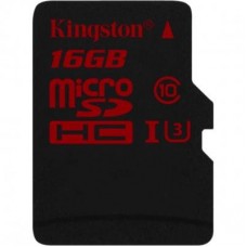 Карта памяти Kingston 16GB microSD class 10 UHS| U3 (SDCA3/16GBSP)