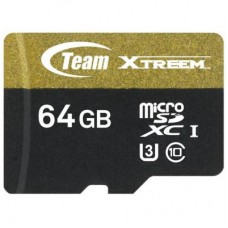 Карта памяти Team 64GB microSD class 10 UHS| U3 (TUSDX64GU303)