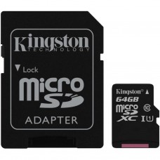 Карта памяти Kingston 64GB microSDXC Class 10 UHS-I (SDC10G2/64GB)