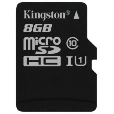 Карта памяти Kingston 8GB microSDXC Class 10 UHS-I (SDC10G2/8GBSP)