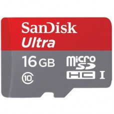 Карта памяти SanDisk 16GB microSDHC Class 10 UHS-I U3 (SDSQUNC-016G-GN6MA)