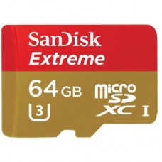 Карта памяти SanDisk 64GB microSDXC Extreme Class 10 UHS-I U3 (SDSQXNE-064G-GN6MA / SDSQXNE-064G-GN6АA)