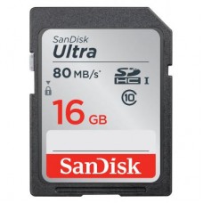 Карта памяти SanDisk 16GB SDHC Ultra Class 10 UHS (SDSDUNC-016G-GN6IN)