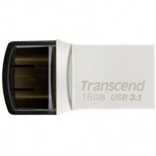 USB флеш накопитель Transcend 16GB JetFlash 890S Silver USB 3.1 (TS16GJF890S)