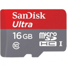 Карта памяти SanDisk 16GB microSDHC Class 10 UHS-I (SDSQUNC-016G-GN6IA)