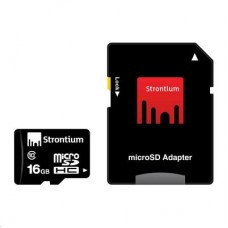 Карта памяти Strontium Flash 16G microSDHC Class 10 (SR16GTFC10A)