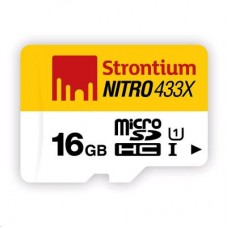 Карта памяти Strontium Flash 16GB microSDHC Class 10 USH-I 433X (SRN16GTFU1R)