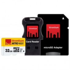 Карта памяти Strontium Flash 32GB microSDHC Class 10 USH-I 466X (SRN32GTFU1C)