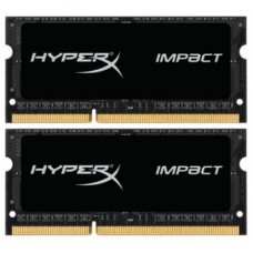 Модуль памяти для ноутбука SoDIMM DDR3L 16GB (2x8GB) 1866 MHz HyperX Impact Black Kingston Fury (ex.HyperX) (HX318LS11IBK2/16)