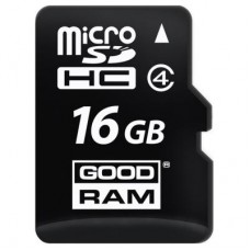 Карта памяти Goodram 16GB microSDHC Class 4 (SDU16GHCGRR10)