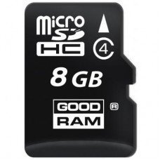 Карта памяти Goodram 8GB microSDHC Class 4 (SDU8GHCGRR10)