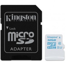 Карта памяти Kingston 32GB microSDHC class 10 UHS-I U3 (SDCAC/32GB)