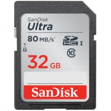 Карта памяти SanDisk 32GB SDHC class 10 UHS-I Ultra (SDSDUNC-032G-GN6IN)