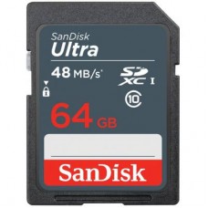 Карта памяти SanDisk 64GB SDXC class 10 UHS-I Ultra (SDSDUNB-064G-GN3IN)