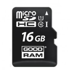 Карта памяти Goodram 16GB microSDHC Class 10 UHS-I (M1AA-0160R11)