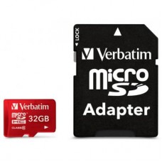 Карта памяти Verbatim 32GB microSDHC class 10 (#44044)