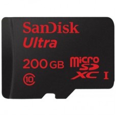 Карта памяти SanDisk 200GB microSD Class 10 UHS-I (SDSDQUAN-200G-G4A)