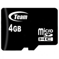 Карта памяти Team 4GB microSD Class 10 (TUSDH4GCL1002)