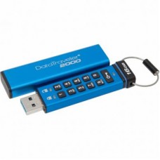 USB флеш накопитель Kingston 64GB DT 2000 Metal Security USB 3.0 (DT2000/64GB)