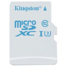 Карта памяти Kingston 64GB microSD class 10 UHS-I U3 (SDCAC/64GBSP)