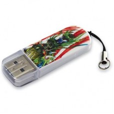 USB флеш накопитель Verbatim 8GB STORE'N'GO MINI TATTOO DRAGON USB 2.0 (49884)