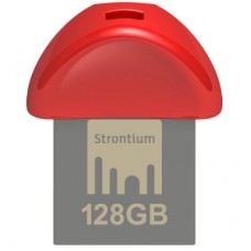 USB флеш накопитель Strontium Flash 128GB NANO RED USB 3.0 (SR128GRDNANOZ)