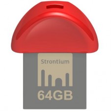 USB флеш накопитель Strontium Flash 64GB NANO RED USB 3.0 (SR64GRDNANOZ)