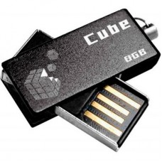 USB флеш накопитель Goodram 8GB Cube Black USB 2.0 (PD8GH2GRCUKR9)