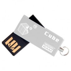 USB флеш накопитель Goodram 32GB Cube Silver USB 2.0 (PD32GH2GRCUSR9)