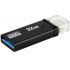 USB флеш накопитель Goodram 32GB OTN3 (Twin) Black OTG USB 3.0 (OTN3-0320K0R11)