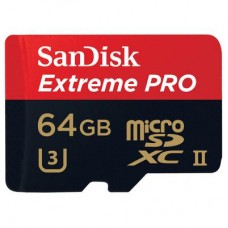 Карта памяти SanDisk 64GB microSD class 10 USH-II U3 (SDSQXPJ-064G-GN6M3)