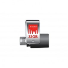 USB флеш накопитель Strontium Flash 32GB Nitro Plus Silver OTG USB 3.0 (SR32GSLOTG1Z)