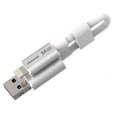 USB флеш накопитель PhotoFast 64GB Photo Backup Cable White Lightning USB 3.0 (PBCU364GB)