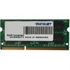 Модуль памяти для ноутбука SoDIMM DDR3 4GB 1600 MHz Patriot (PSD34G16002S)