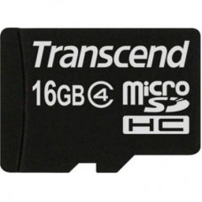 Карта памяти Transcend 16GB microSD class 4 (TS16GUSDC4PB)