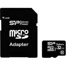 Карта памяти Silicon Power 32GB microSD Class10 UHS-I U3 (SP032GBSTHDU3V10SP)