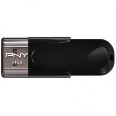 USB флеш накопитель PNY flash 64GB Attache4 Black USB 2.0 (FD64GATT4-EF)