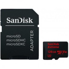 Карта памяти SanDisk 128GB microSDXC class 10 UHS-I 4K Extreme Action (SDSQXVF-128G-GN6AA)