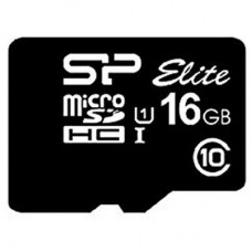 Карта памяти Silicon Power 16GB microSDHC class 10 UHS-I Elite (SP016GBSTHBU1V10)