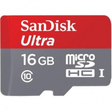 Карта памяти SanDisk 16GB microSD class 10 UHS-I Ultra (SDSQUNC-016G-GN3MN)